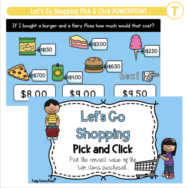 Let’s Go Shopping Pick & Click POWERPOINT - Image 2